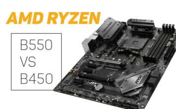 B550 vs B450 AMD Ryzen Motherboard Chipset Comparison B550-vs-B450 AM4 chipset comparison
